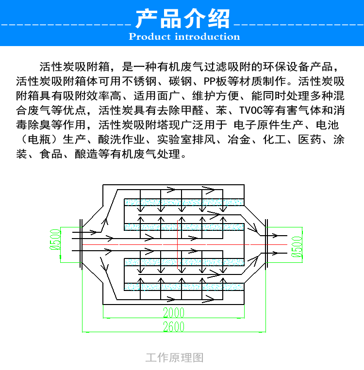 二级活性炭吸附箱